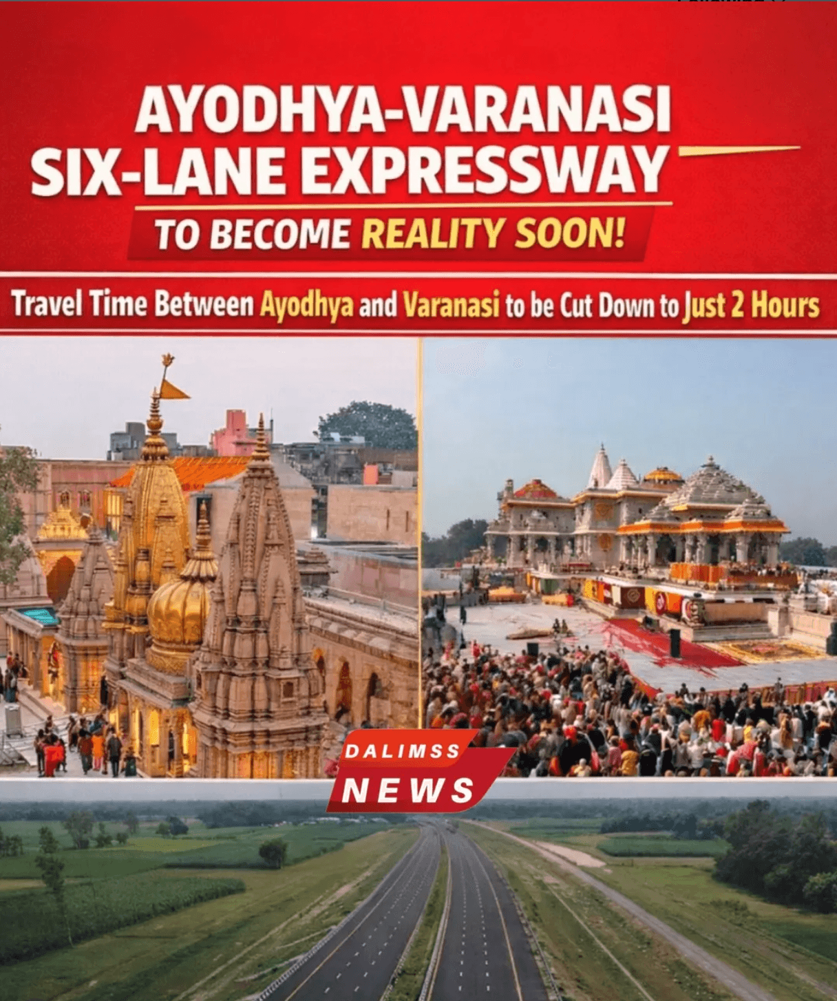 Ayodhya to Varanasi in Just 2 Hours: New Expressway Project Gains Momentum