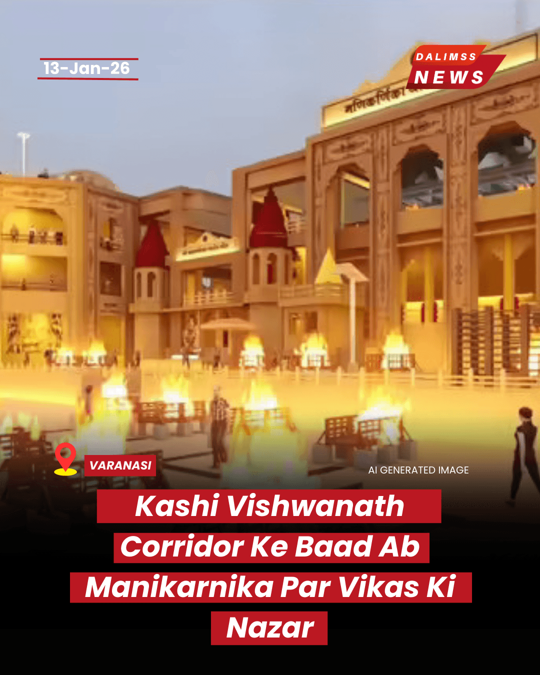 After Vishwanath Corridor, Manikarnika Project Ignites Fresh Debate in Varanasi.