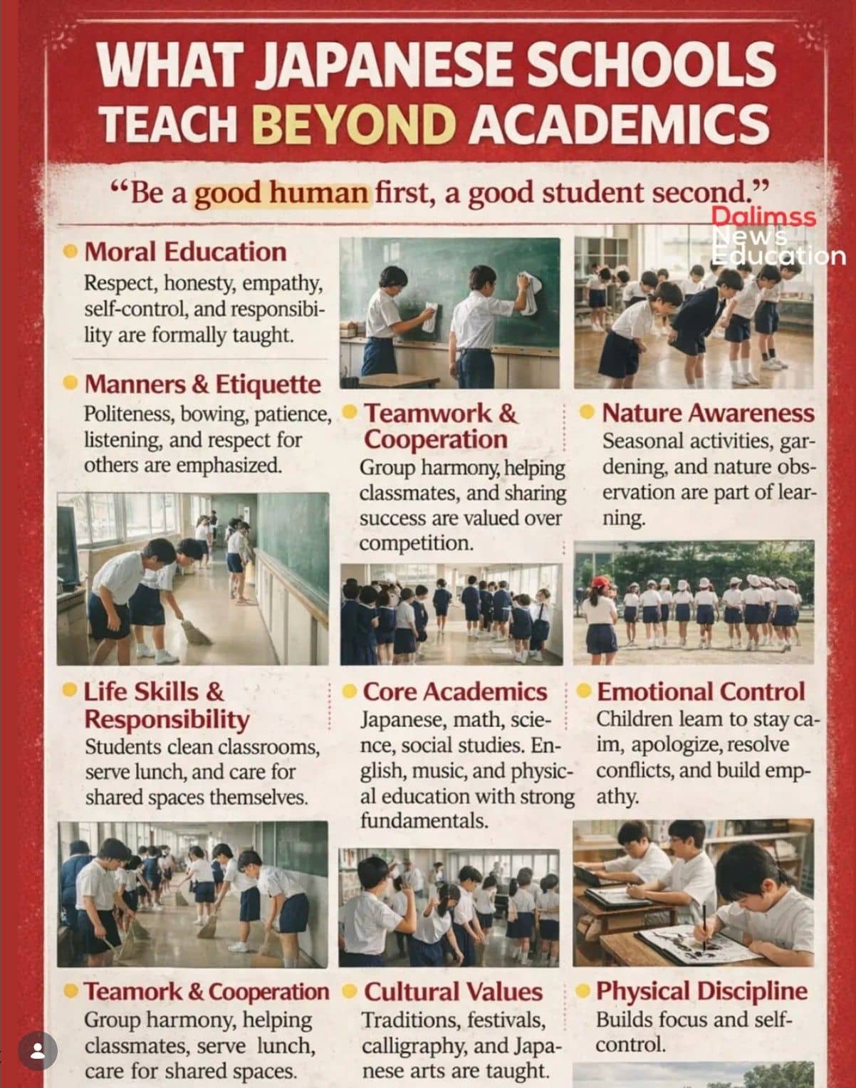 Beyond the Textbook: What We Can Learn from Japan’s "Whole Child" Approach By DALIMSS News Education Desk