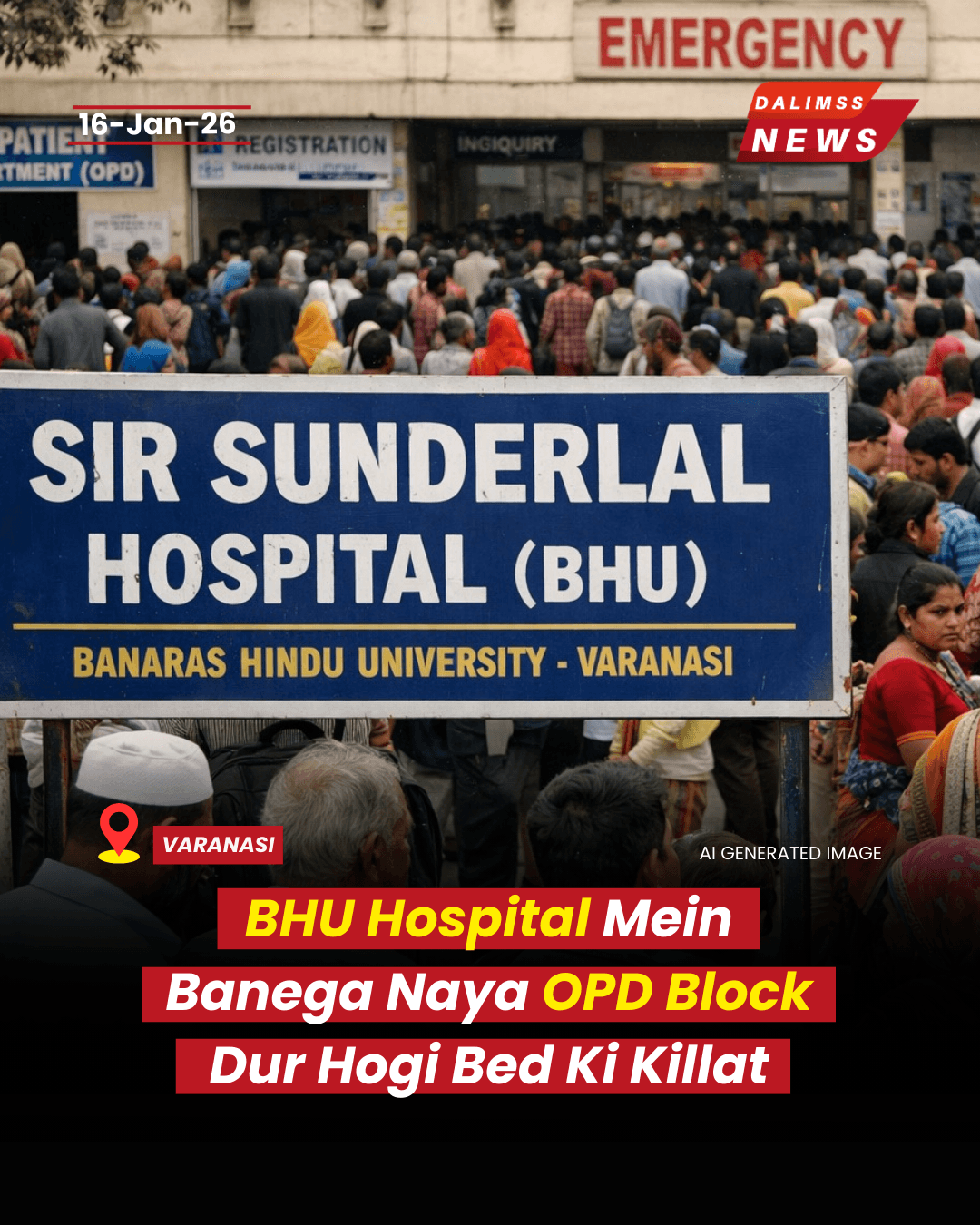 BHU Sir Sunderlal Hospital to Get Massive Makeover: New OPD & World-Class Facilities!