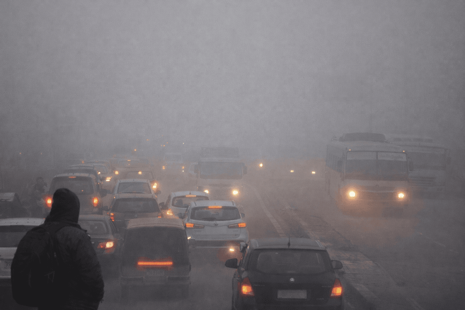 Uttar Pradesh Weather Update: Dense Fog Reduces Visibility to Zero in Kanpur, Disrupts Traffic
