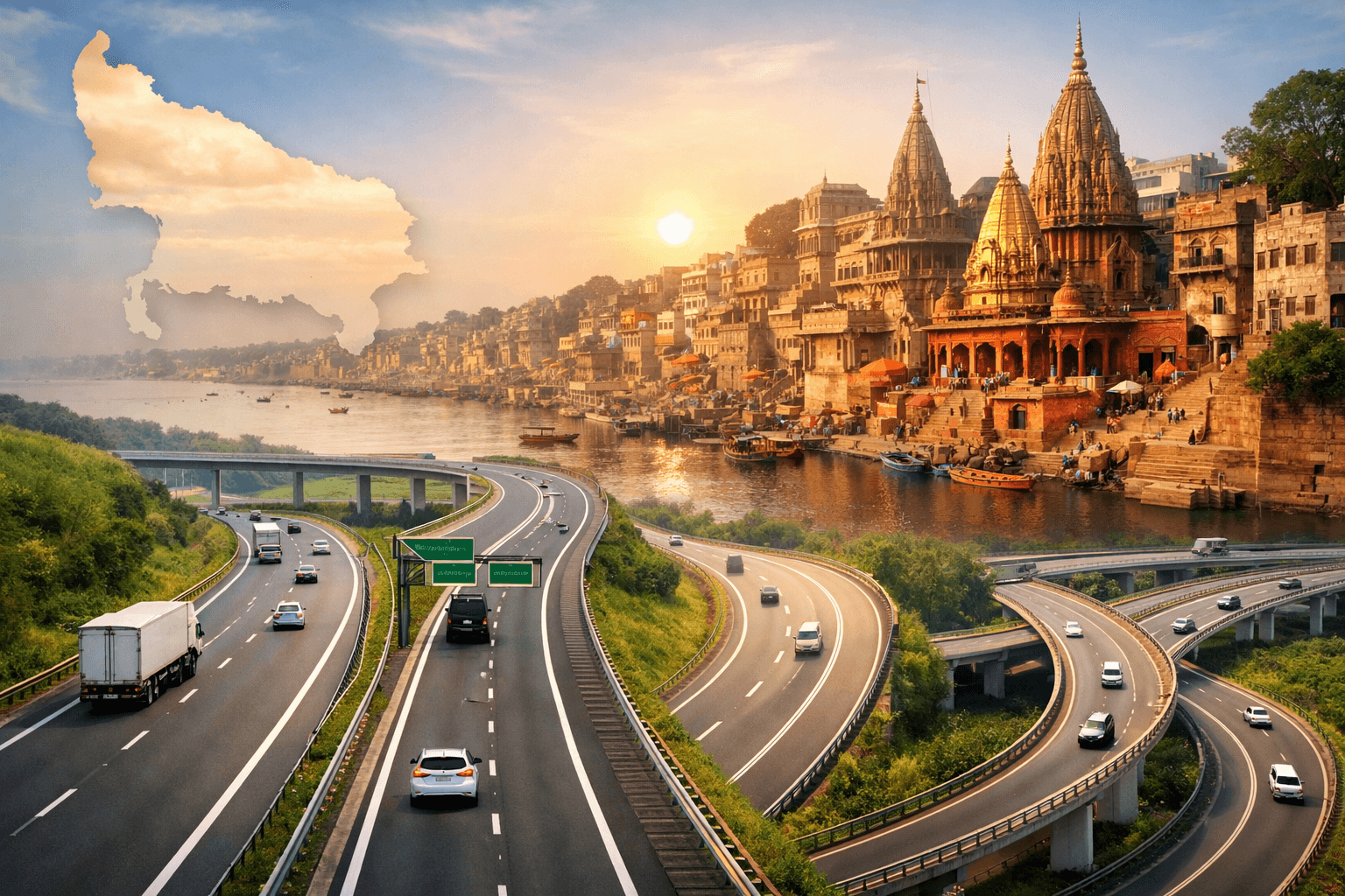 Uttar Pradesh to Get Six New Highway Corridors, Boosting North–South Connectivity