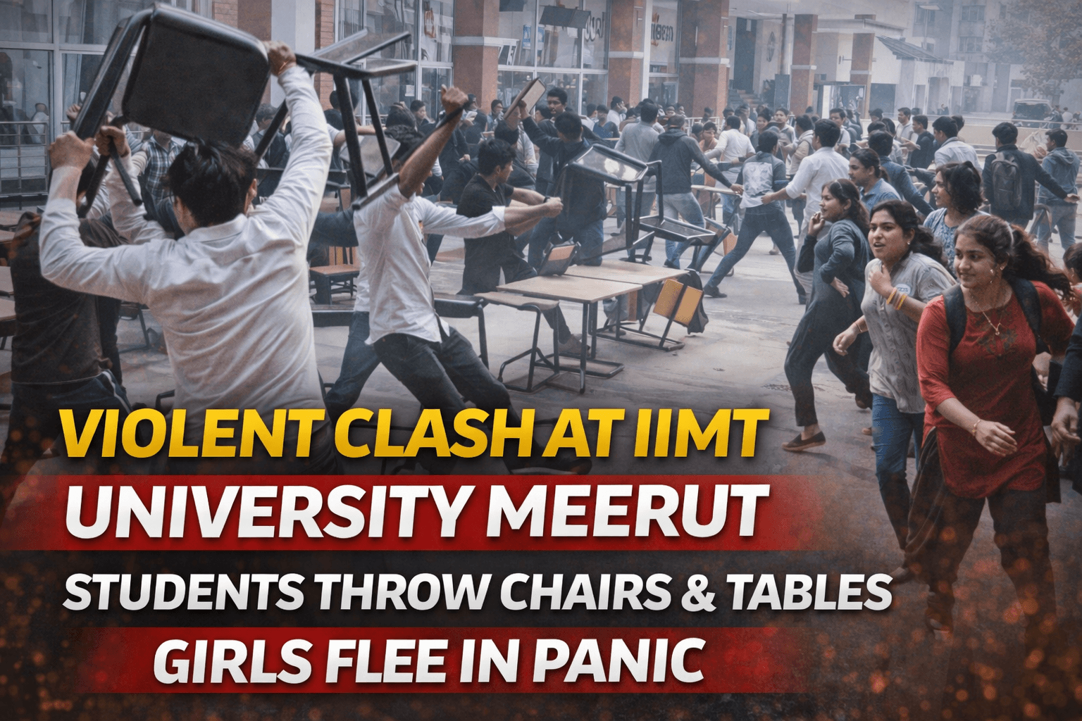 Viral Video: Violence at IIMT Meerut