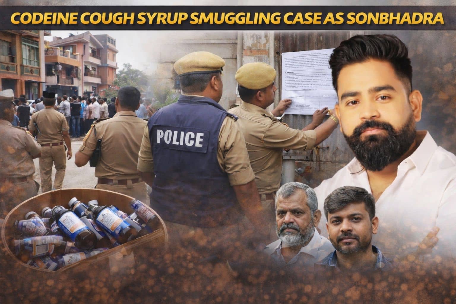 Codeine Syrup Smuggling Case Sonbhadra Police to Seize Accused’s Properties in Varanasi