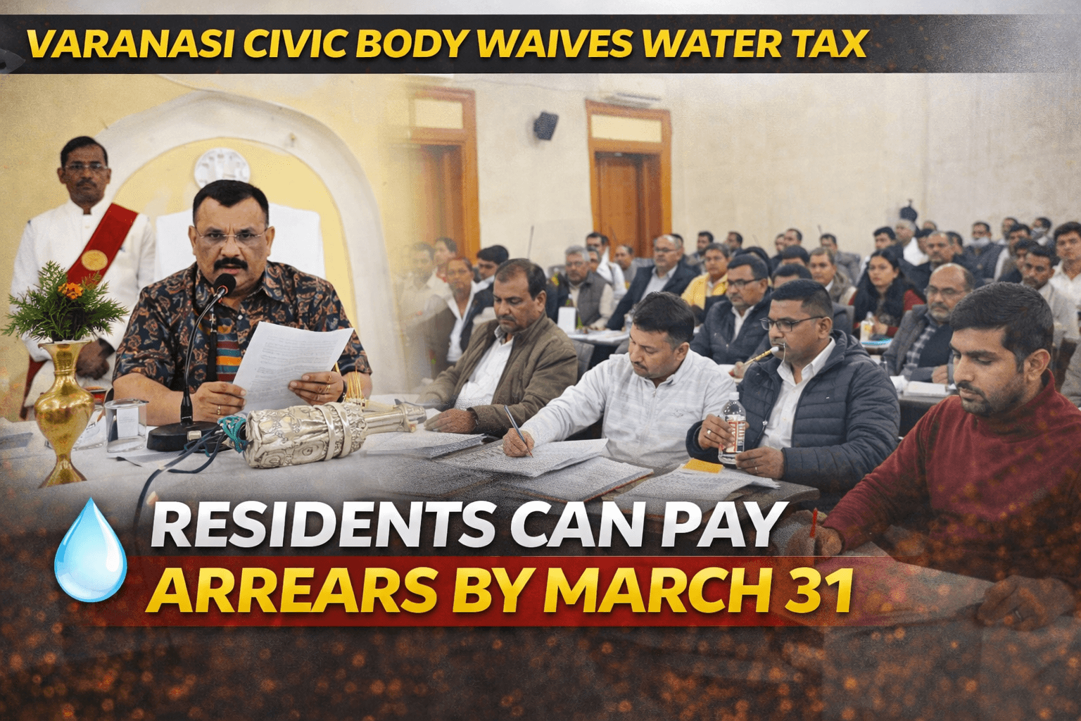 Varanasi Civic Body Waives Water Tax Surcharge For Residential Buildings; Residents Can Pay Arrears By March 31