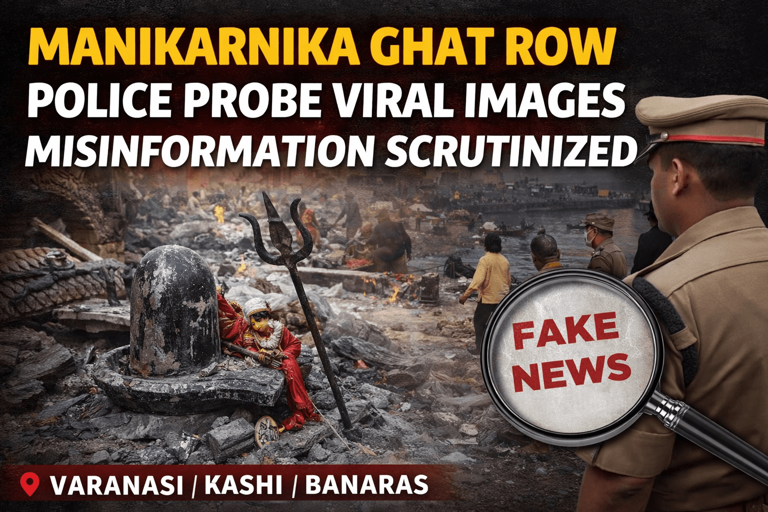 Manikarnika Ghat Row: Police Probe Viral Images, Misinformation Angle Under Scanner.