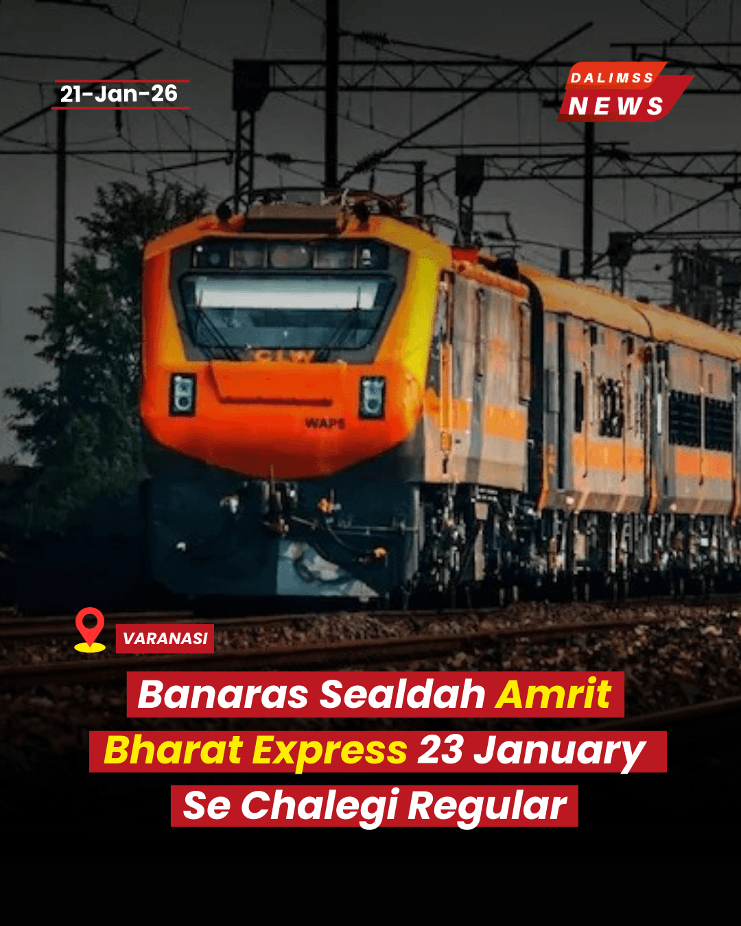Amrit Bharat Express To Begin Regular Operations From January 23
