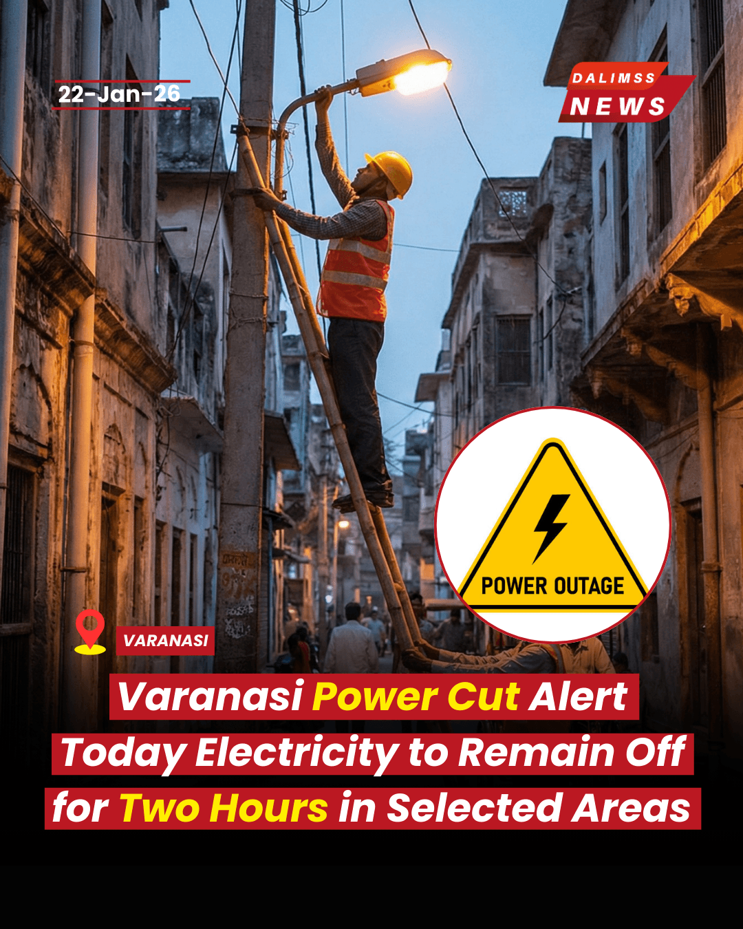 Power Outage in Varanasi Today Due to Maintenance Work