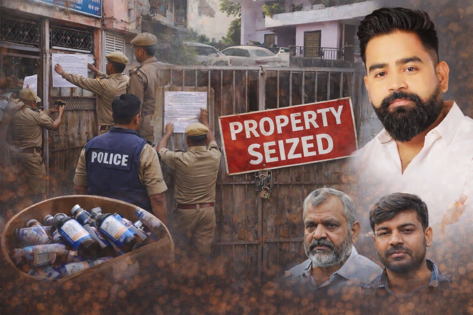 Cough Syrup Trafficking Case Sonbhadra Police to Seize ₹28 Crore Properties of Bhola Jaiswal in Varanasi