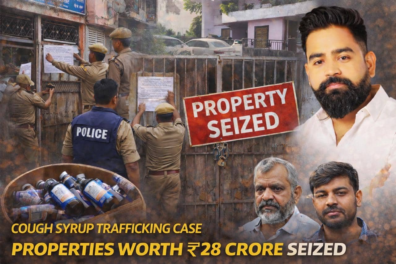 ₹28 Crore Properties of Jailed Accused Bhola Jaiswal Seized in Varanasi in Cough Syrup Case