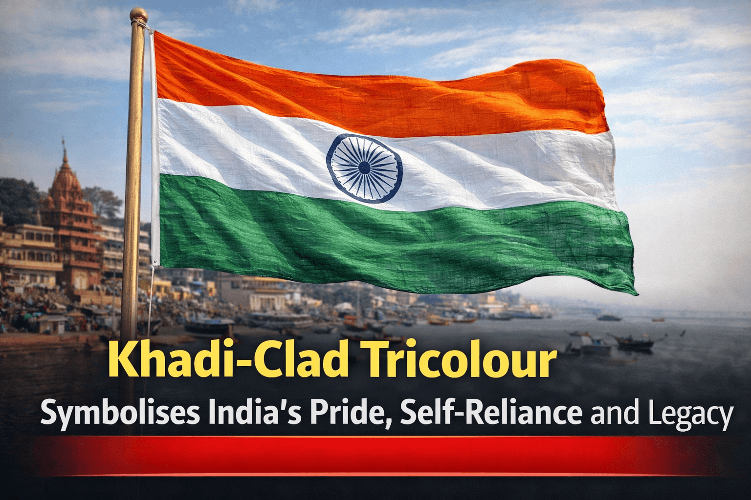 Khadi-Clad Tricolour Symbolises India’s Pride, Self-Reliance and Legacy