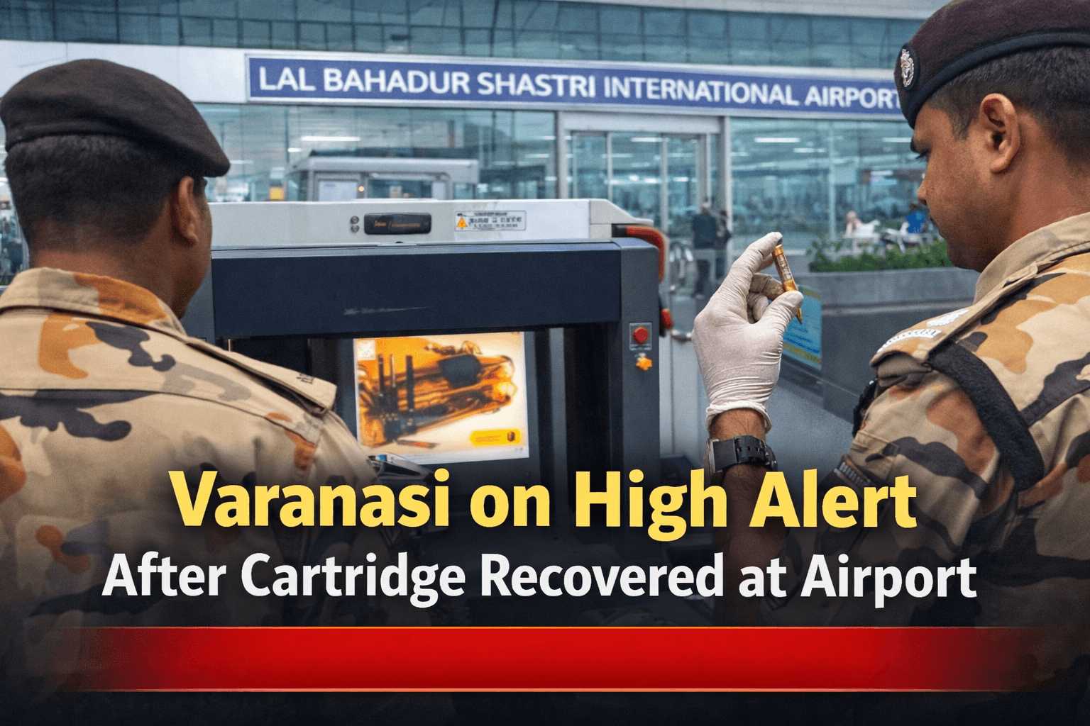 Varanasi on High Alert After Cartridge Found at Airport