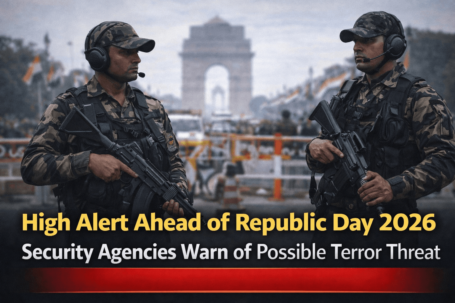 High Alert Ahead of Republic Day 2026