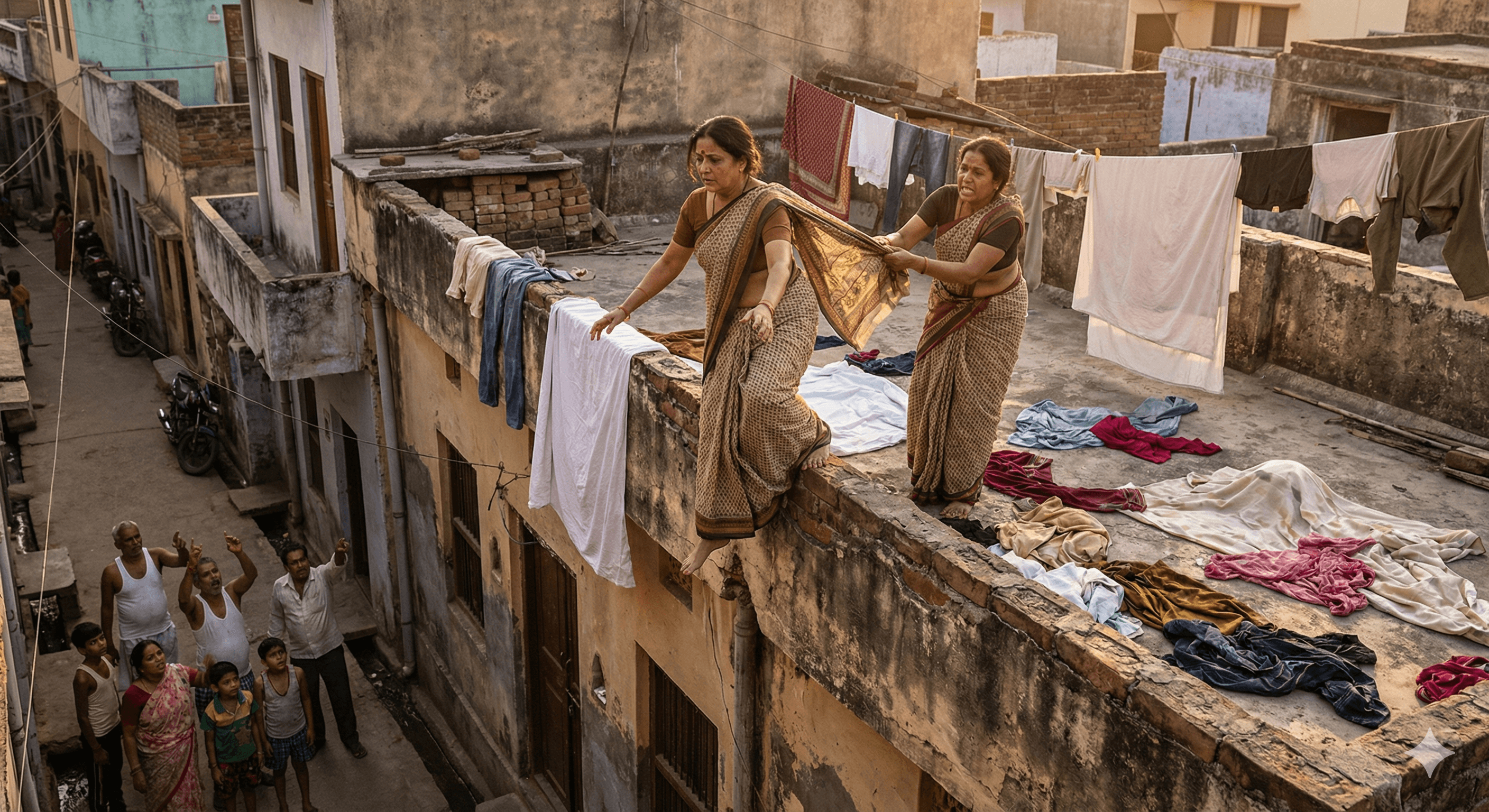 Clothes Drying Fight Turns Deadly: Young Mother Dies After Rooftop Fall in Varanasi