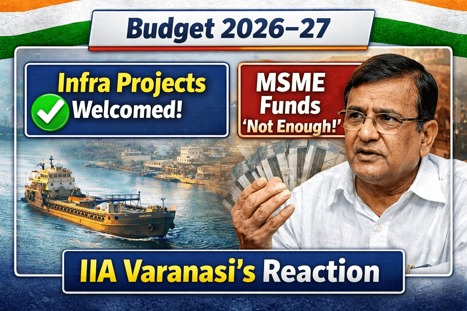 Varanasi IIA Welcomes Budget 2026‑27 Infrastructure Initiatives but Calls MSME Allocation Insufficient