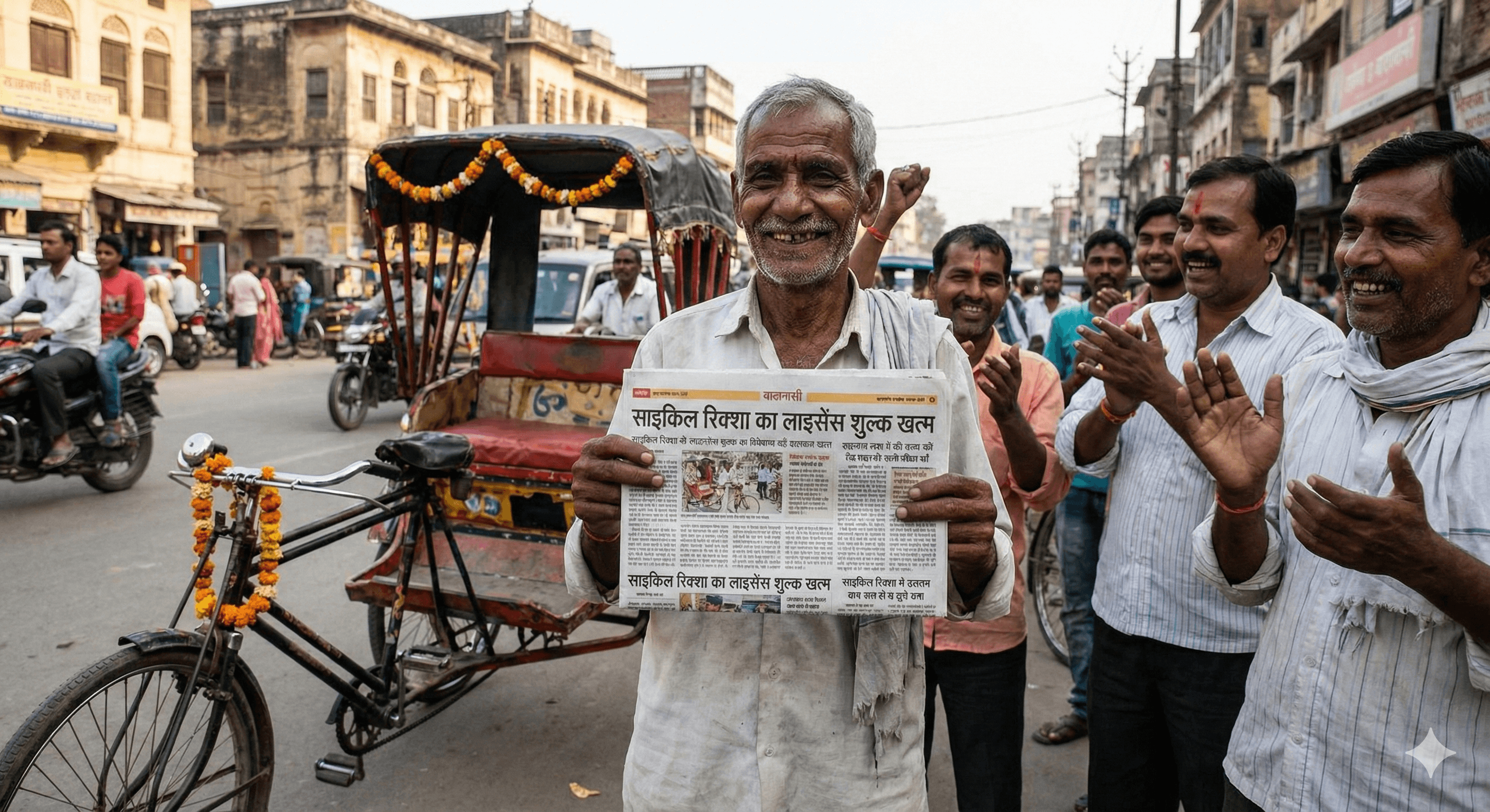 VMC waives license fees for rickshaws and handcarts, relief for daily wage earners in Varanasi