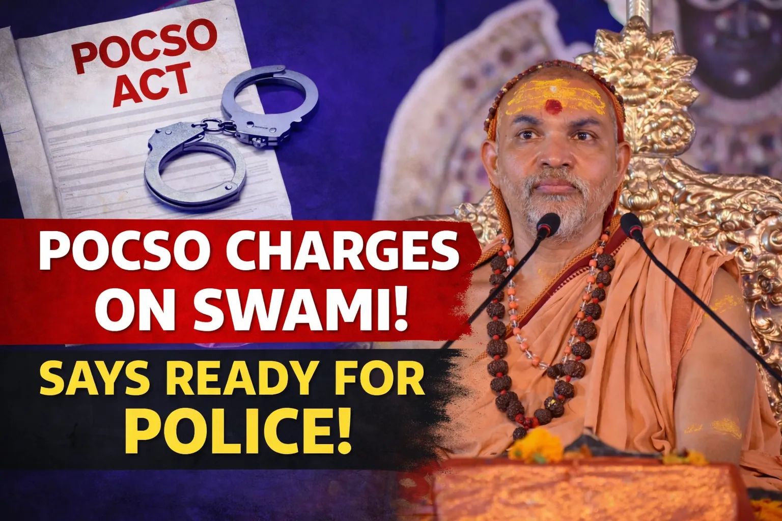 Swami Avimukteshwaranand Saraswati Faces POCSO Charges; Lawyers Question Complaint Details