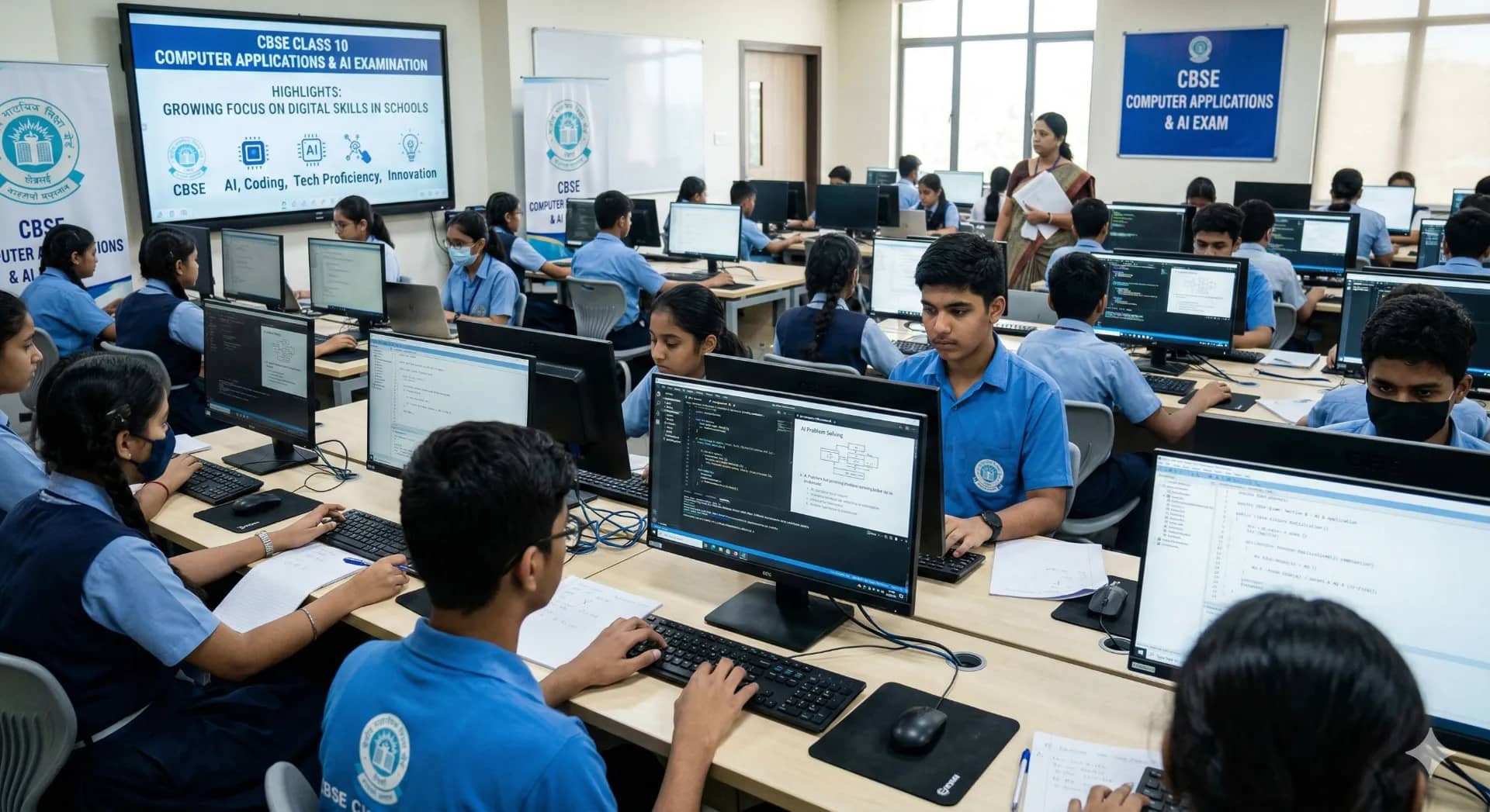 CBSE Class 10 Computer Applications & AI Exam Highlights Growing Focus on Digital Skills in Schools