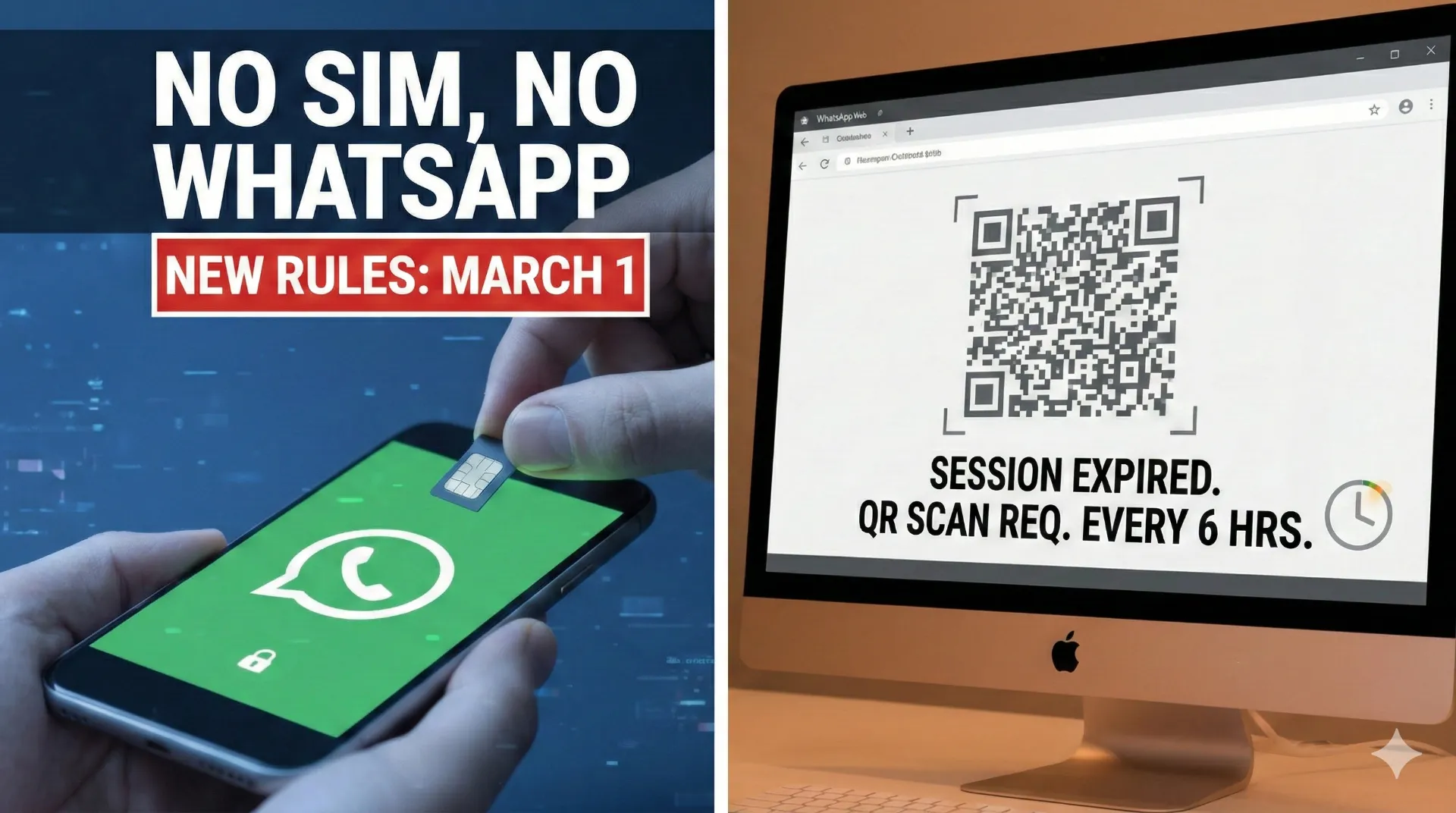 No Active SIM, No WhatsApp: Government Enforces Strict New Messaging Rules from March 1