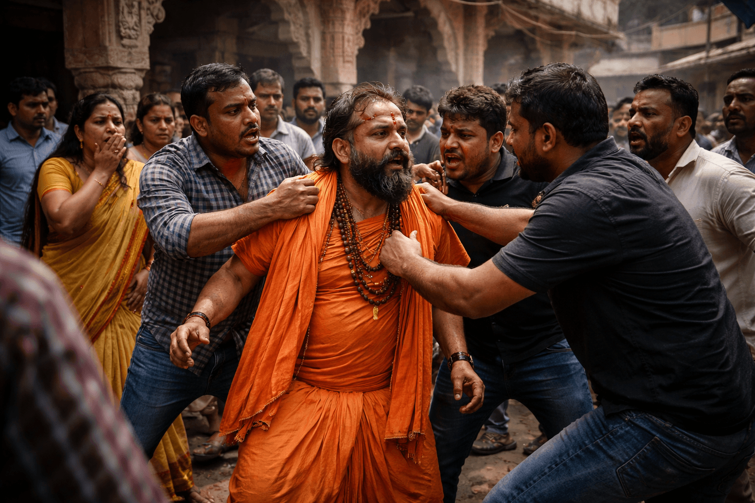Priest of Bhuteshwar Temple Allegedly Assaulted After Viral Video Sparks Tension