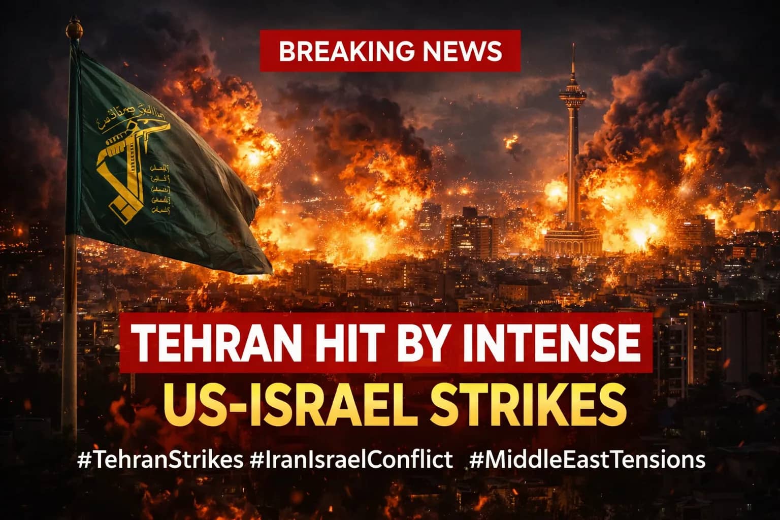 Explosions Rock Tehran as Reported United States–Israel Strikes Escalate Tensions with Iran