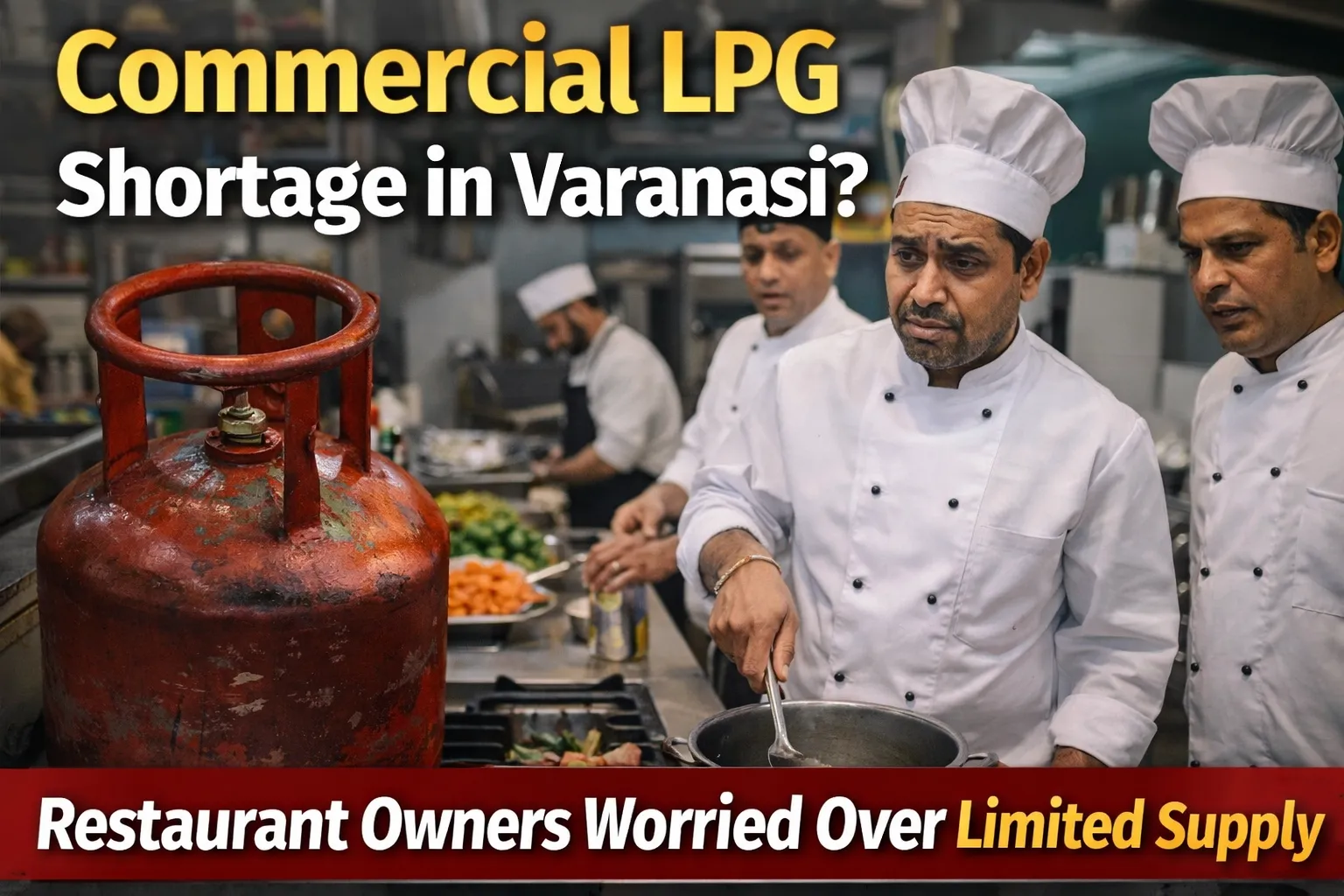 Restaurant Owners in Varanasi Raise Concern Over Commercial LPG Cylinder Availability