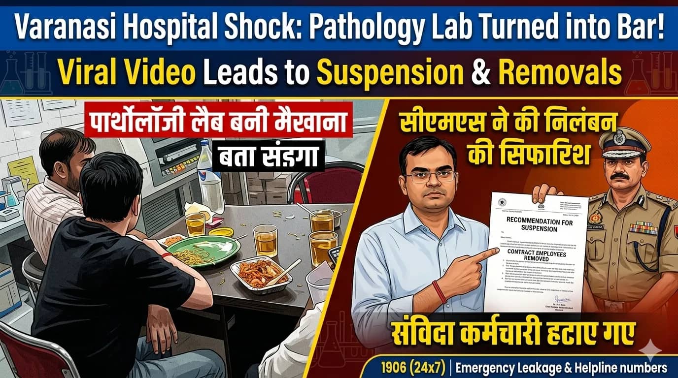 Alcohol Consumption Inside Deen Dayal Upadhyay District Hospital Lab: Suspension Recommended After Viral Video