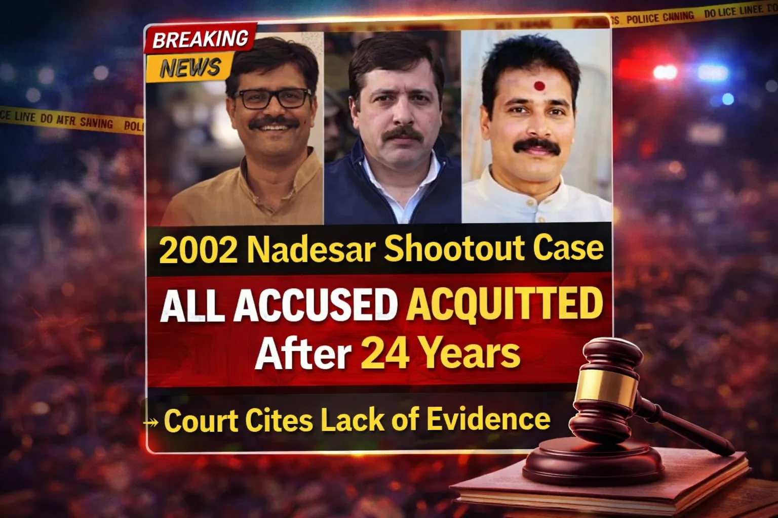 Varanasi Taksal (Nadesar Shootout) Case Verdict: All Accused Acquitted After 24 Years, Including MLC Vineet Singh