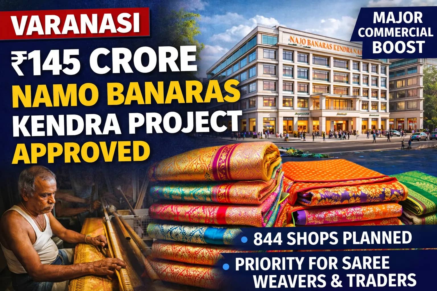 Namo Banaras Kendra Approved in Varanasi: ₹145 Crore Mega Commercial Project to Boost Local Trade