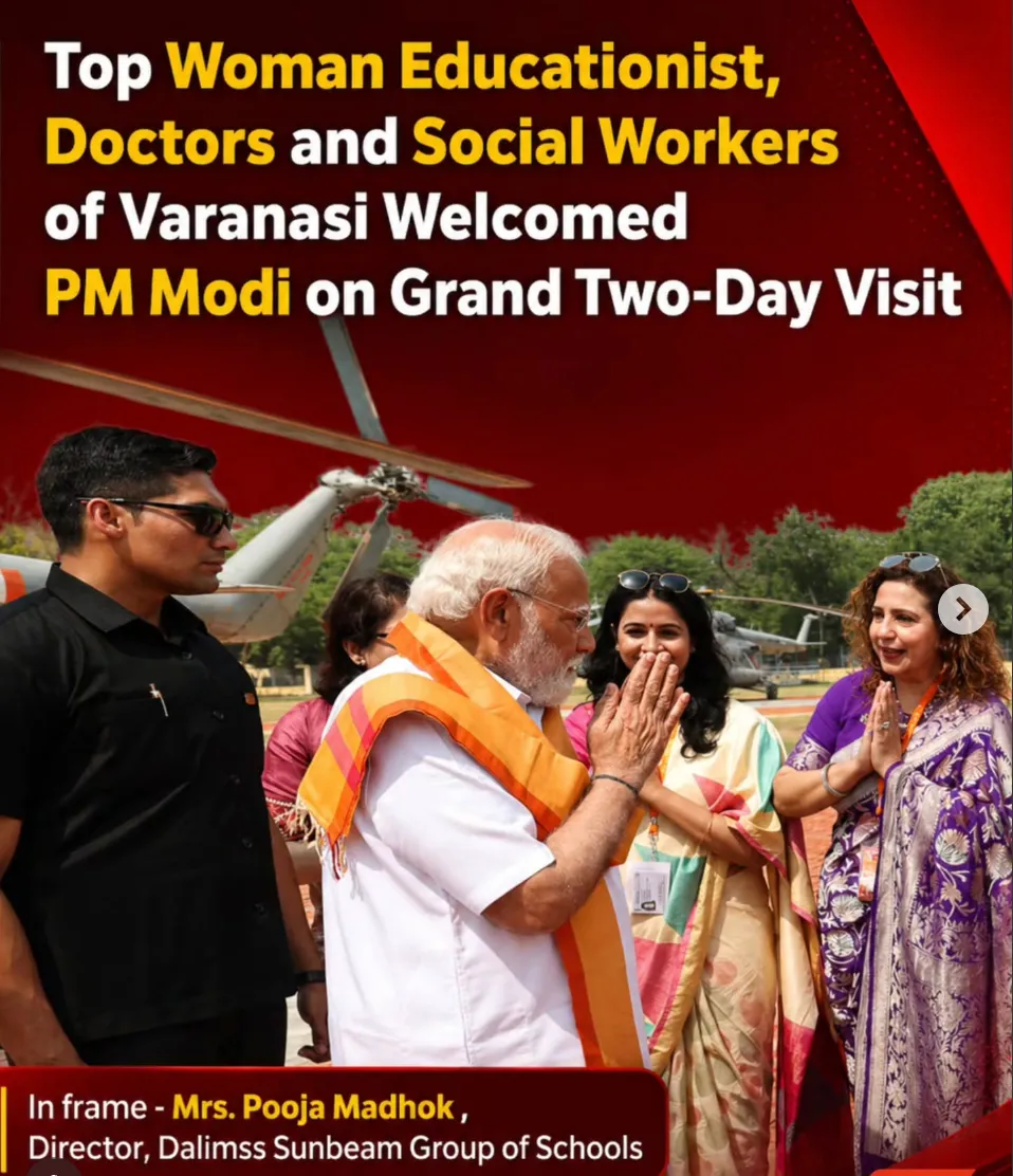 Prime Minister Modi Arrives in Varanasi; City’s ‘Nari Shakti’ Leads the Welcome