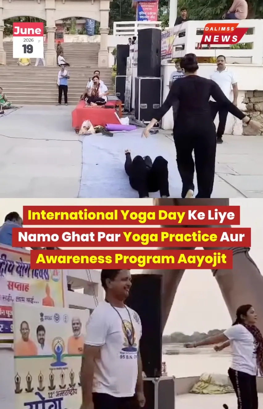 Namo Ghat Transforms into Hub of Wellness Ahead of 12th International Yoga Day