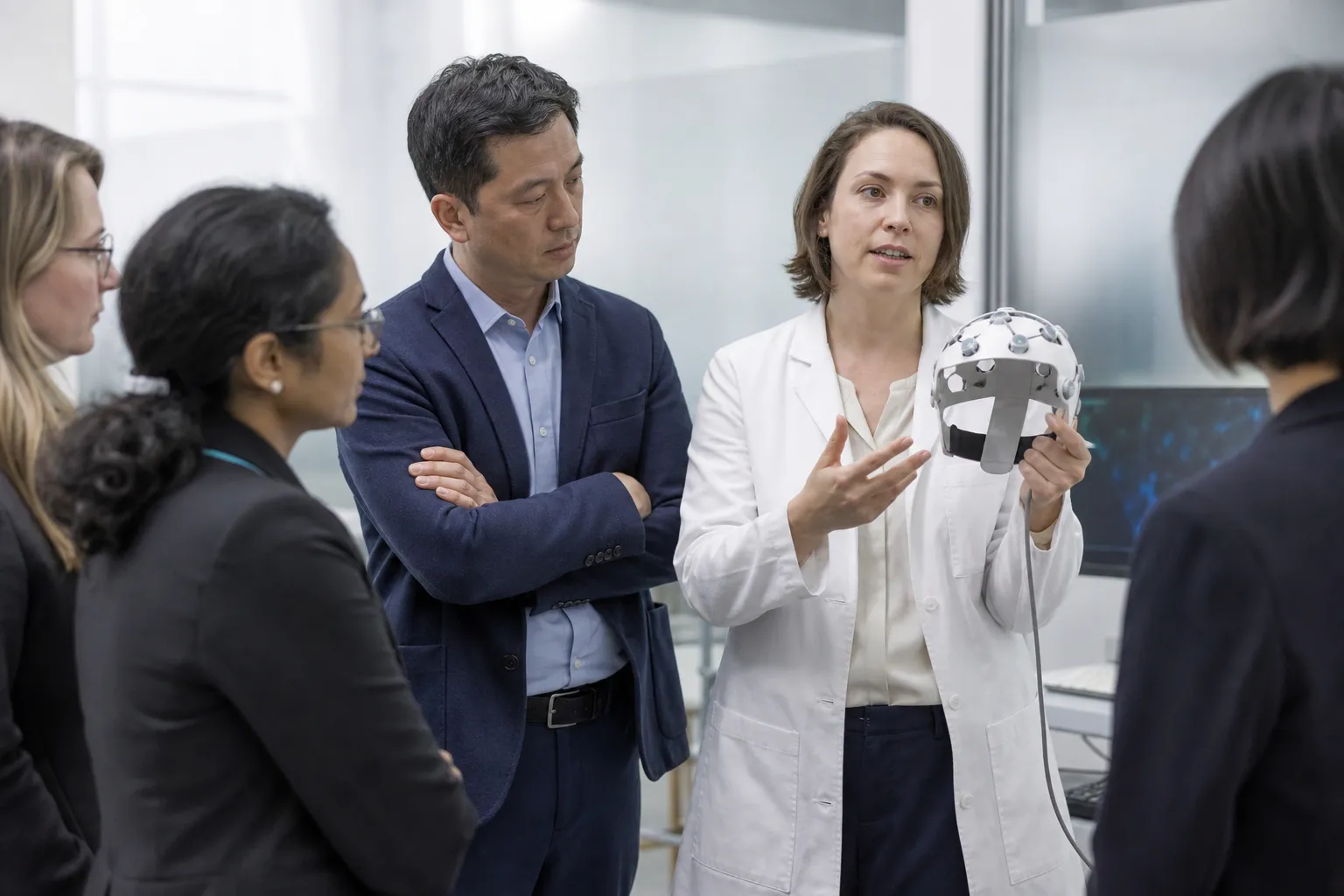 Representative academic demonstration of a non-invasive neuromodulation headset
