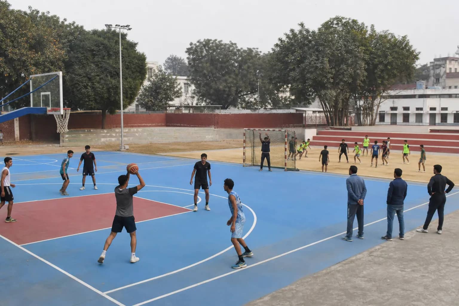 Representative divisional selection camp on basketball and handball courts