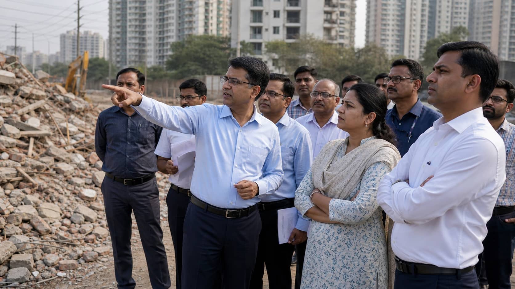 CM Nayab Singh Saini Pushes Cleanliness Drive, Planned Development in Gurugram