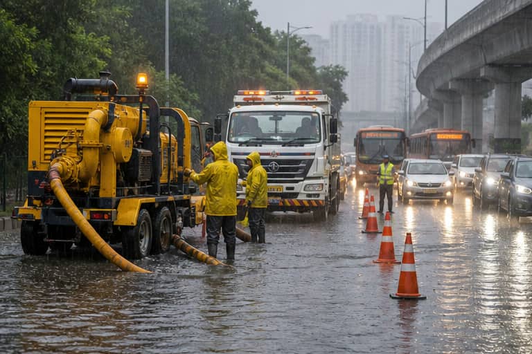Heavy Rain Spell Likely in Gurugram From July 28; Agencies Focus on Preparedness