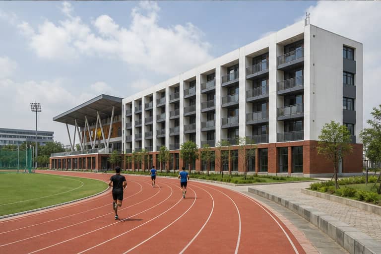 Modern 100-Bed Sports Hostel Planned at Gurugram Nehru Stadium