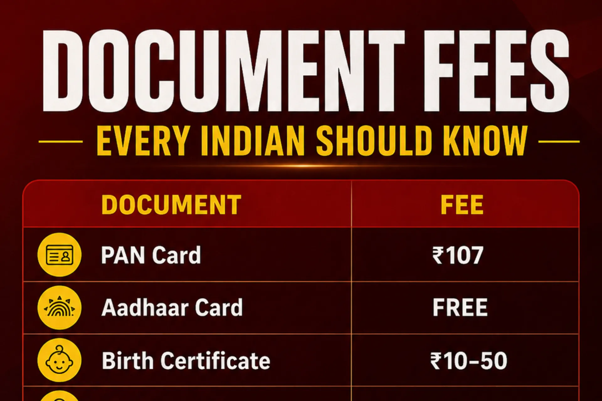 From PAN to Passport: What Indians Should Actually Pay for Essential Government Documents