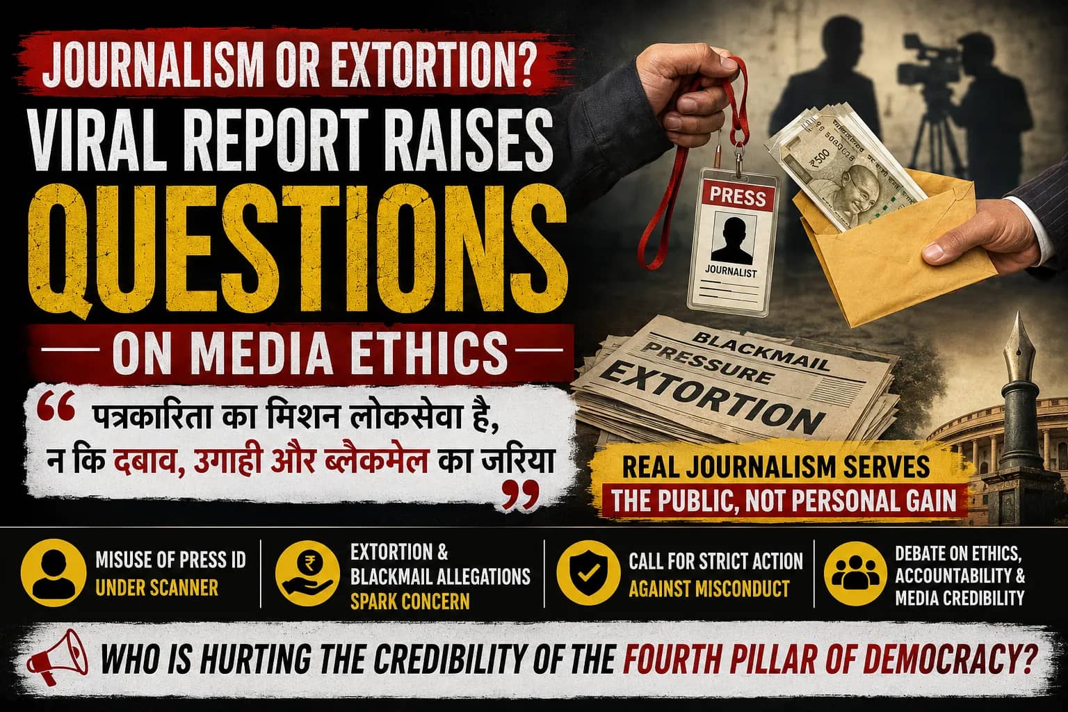 When Journalism Loses Credibility: Questions Raised Over Alleged Extortion Practices