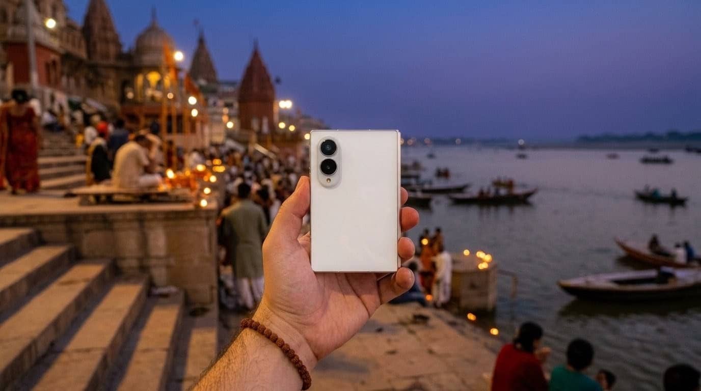 A week with the Galaxy Z Fold 8 in Varanasi: Samsung finally made a phone shaped like a passport, and I have feelings
