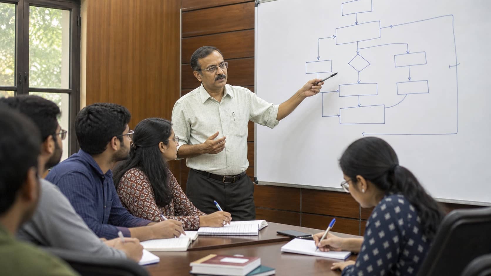 Civil-service aspirants taking notes during a capacity-building workshop at BHU in Varanasi