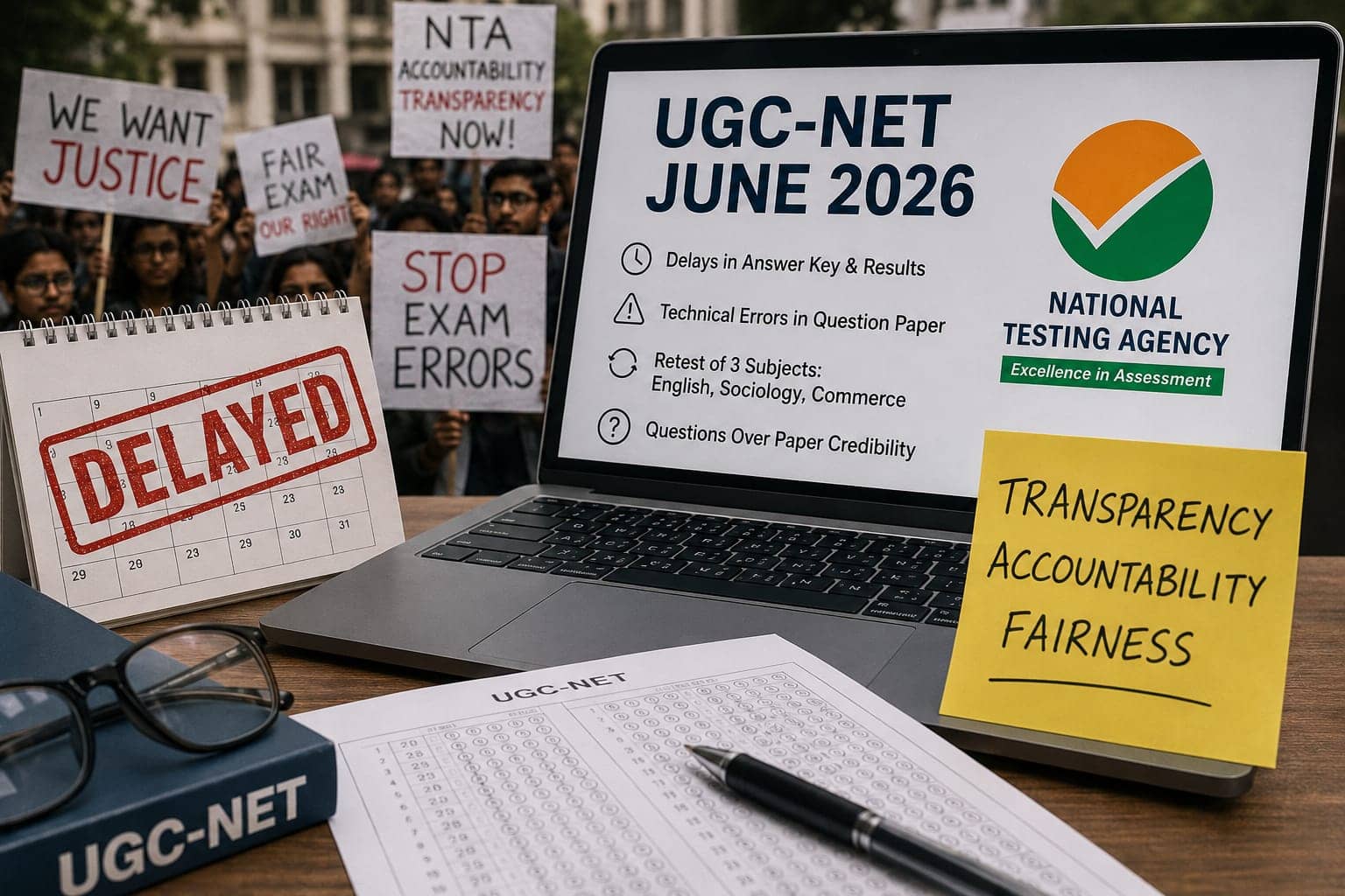 UGC-NET June 2026 under Scrutiny : From Answer-Key Challenges to Retests, NTA Overhaul and the AI Question
