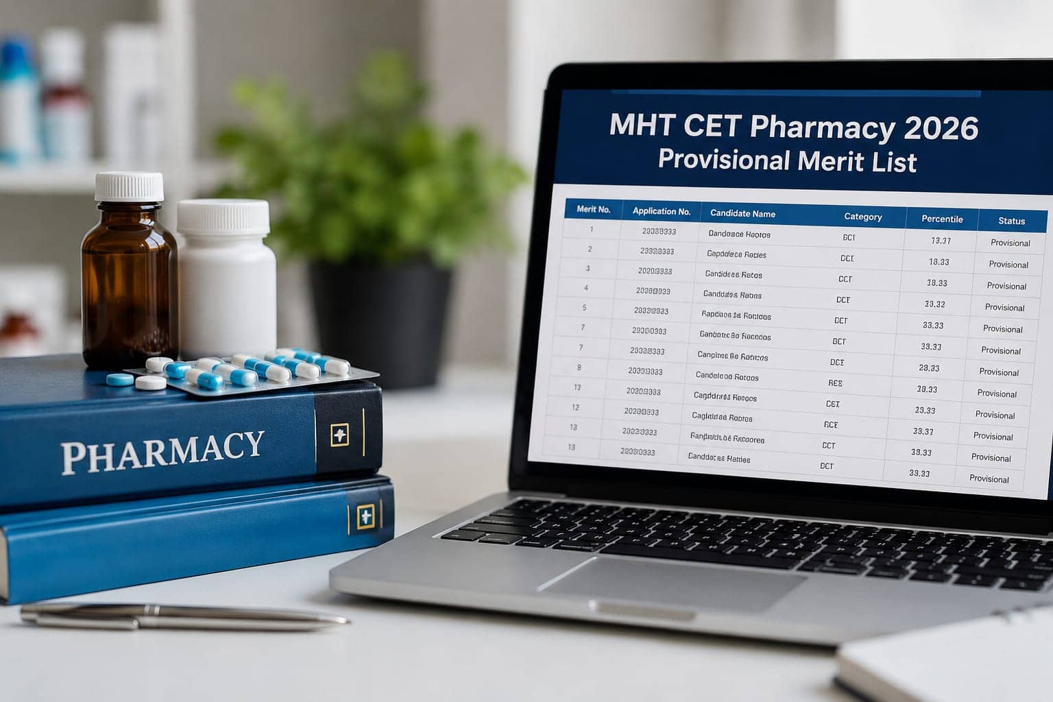MHT CET Pharmacy Provisional Merit List 2026 Released; Candidates Can Raise Grievances Till August 31
