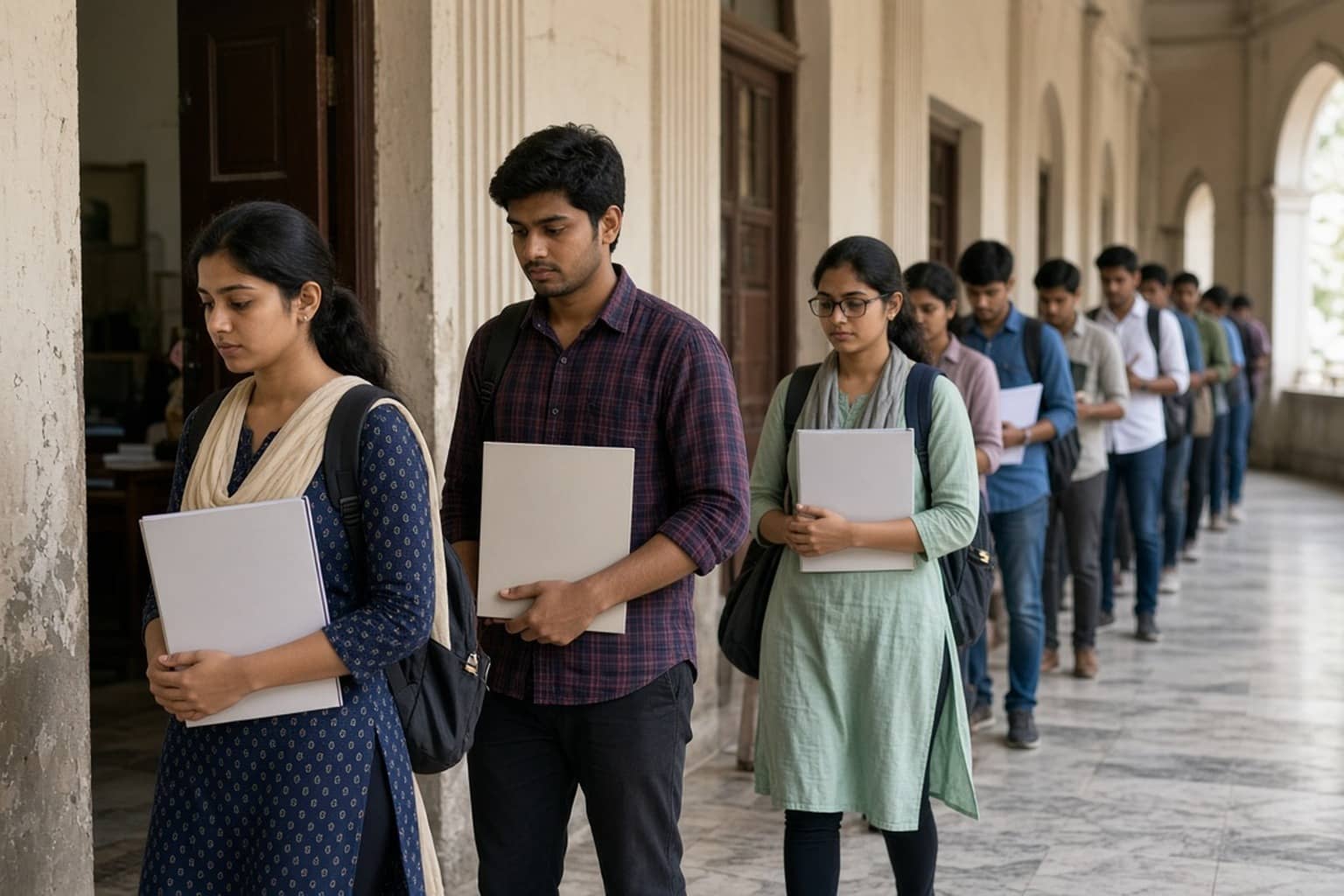 Representational illustration of a Tamil Nadu MBBS eligible-list court-order notice