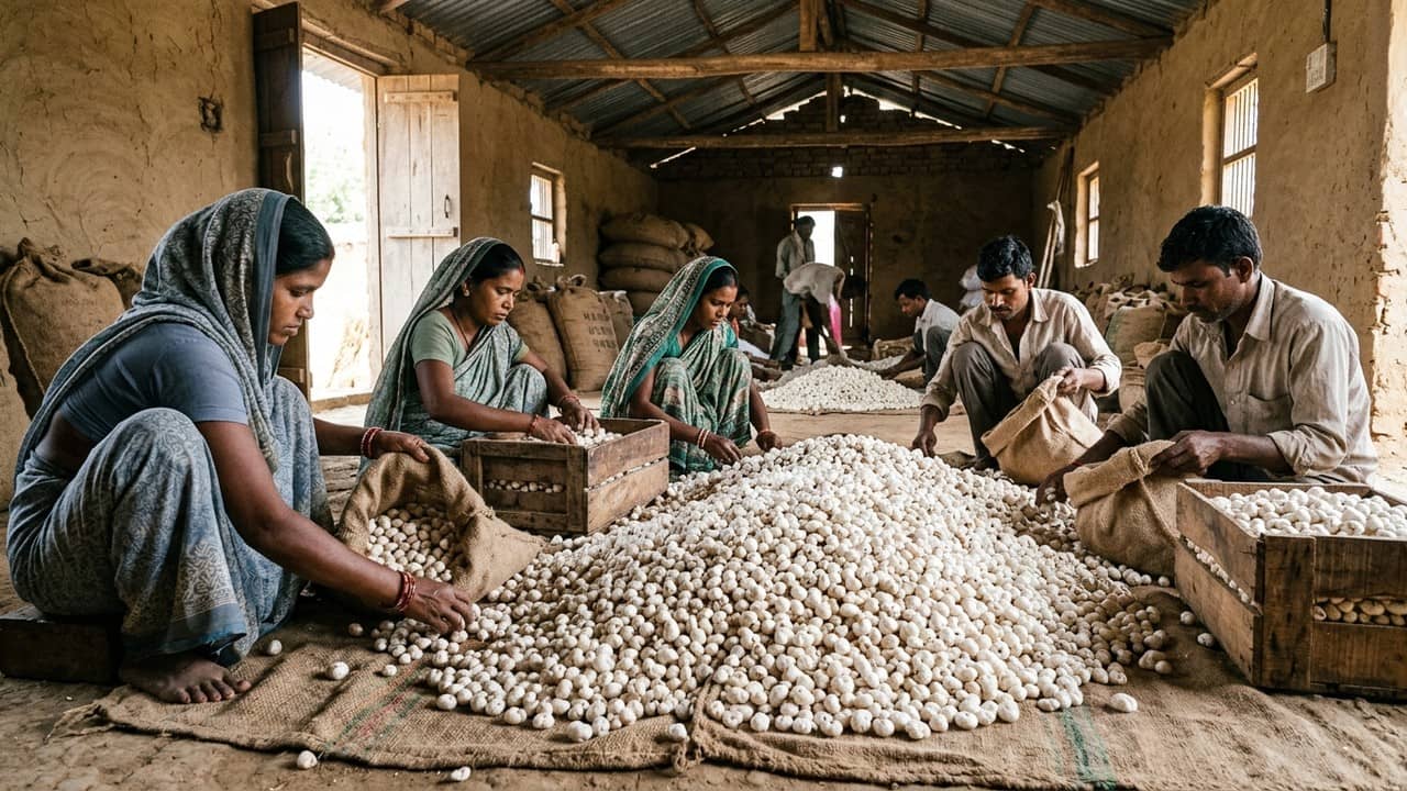 पूर्णिया से ग्रीस को एक टन फूल मखाना की खेप रवाना, एपीडा ने निर्यात में मदद की