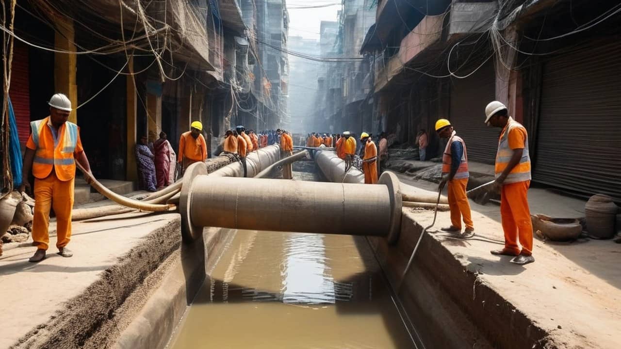 Dalmandi Widening Moves to Sewer Lines Ahead of Storm-Water Drain