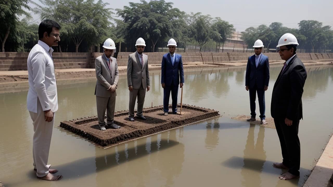 Municipal Chief Inspects Immersion Ponds and Orders Extra Drainage Pumps