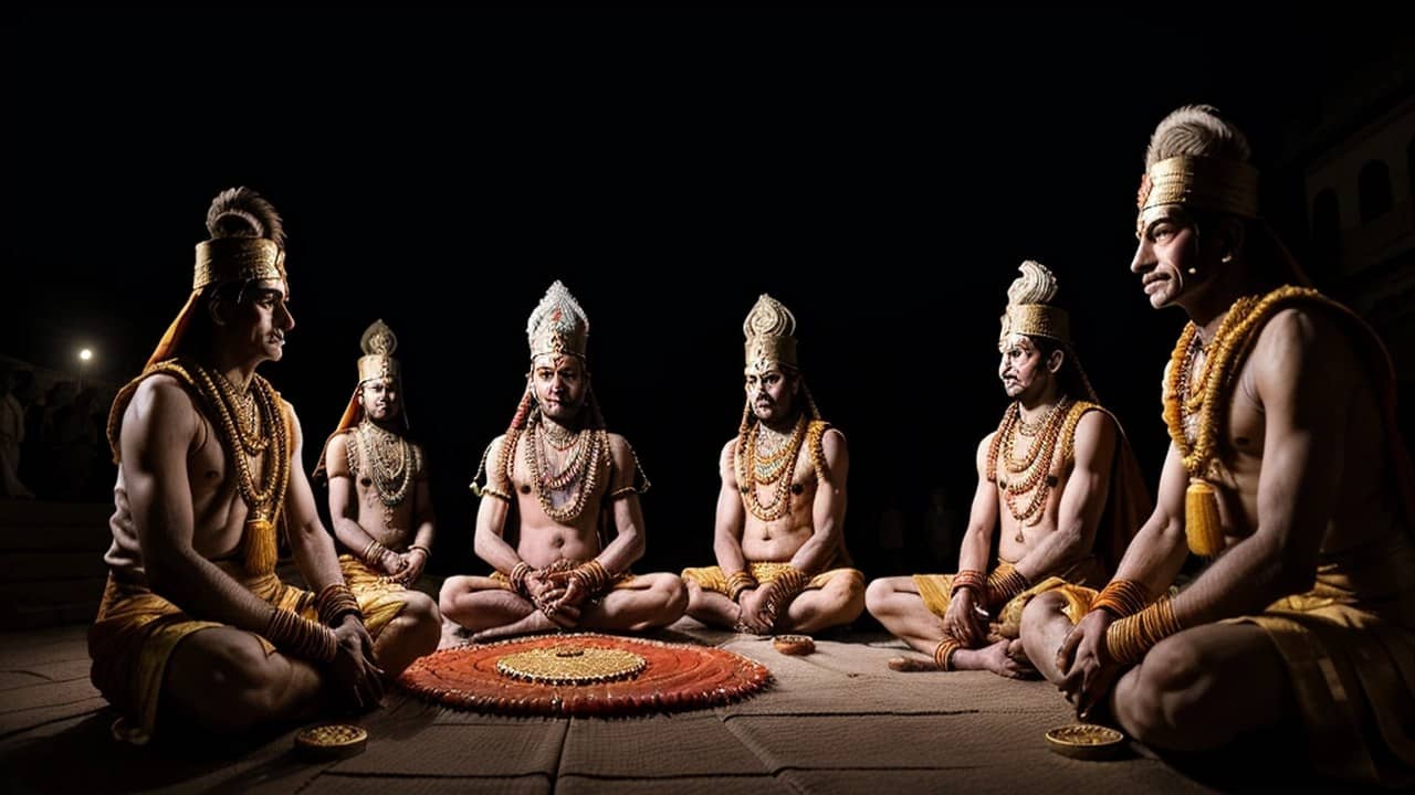 Bhojubeer Ramlila Stages Vishwamitra Arrival and Tadaka Vadh