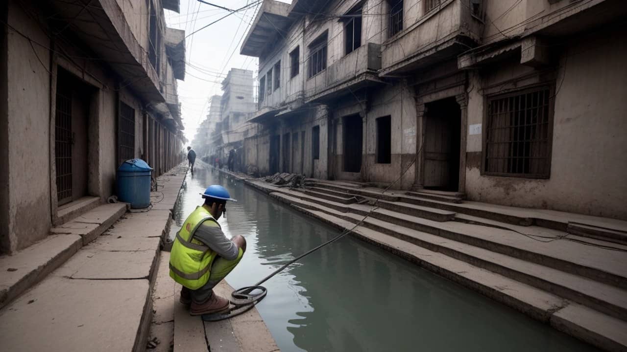Party Councillors Flag Dark Lanes and Sewer Blockages to Municipal Chief