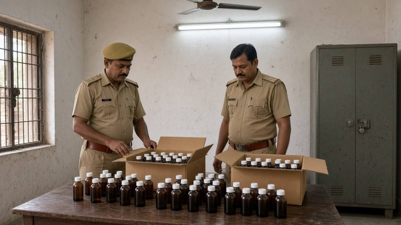 Rohania Police Arrest Man Accused of Aiding Cough Syrup Network's Drug Licence