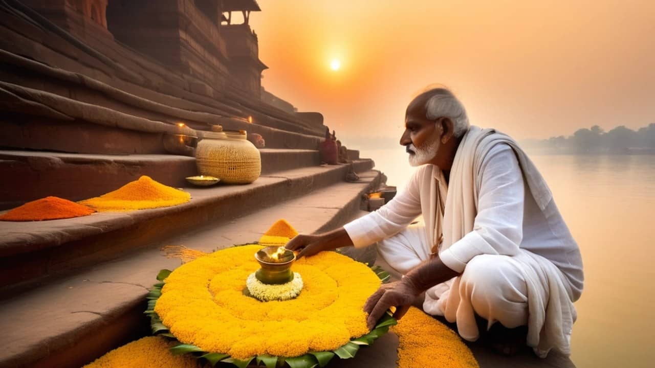 At Dashashwamedh, Pind Daan for 10,000 Unborn Daughters on Matru Navami